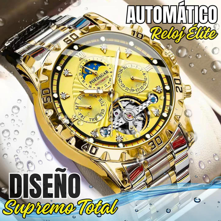 Reloj Automático de Lujo POEDAGAR L14Y